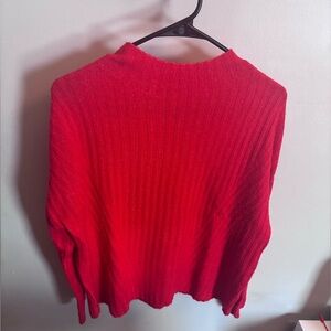 Old Navy Vibrant Red Women's Turtleneck Sweater
